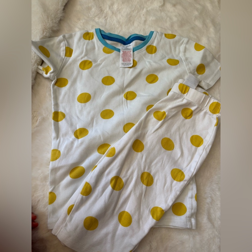 Miniboden shorts and short sleeved pajama set, size 9